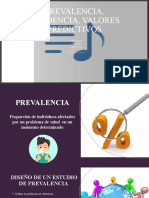 Prevalencia, Incidencia y Valores Predictivos