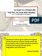 World Literature (Intro To Lit)