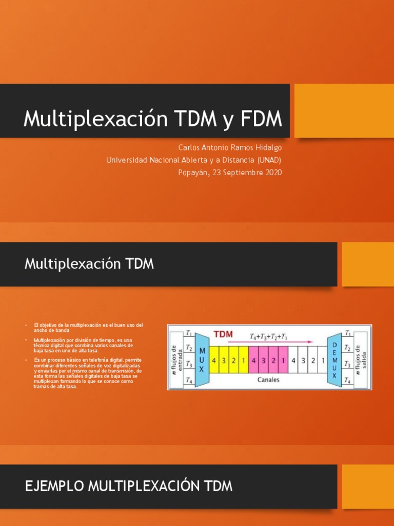 Multiplexación TDM y FDM | PDF | Multiplexación | Tecnología digital