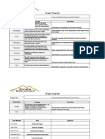 Team Charter: Process and Quality Improvement of Product X