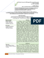 Al-Jahiz: Journal of Biology Education Research: P-ISSN: 2272-5070 Vol. 1 No. 1, Juni 2020