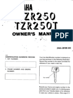 Yamaha-TZR 250-1987-Owners Manual