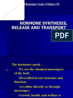 Hormone Synthesis, Release and Transport