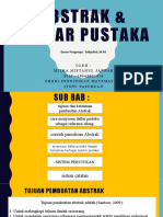 Abstrak & Daftar Pustaka