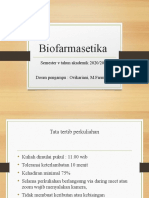 Biofarmasetika I