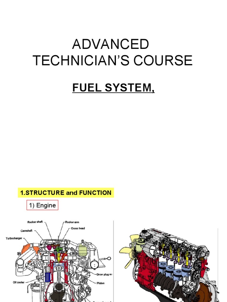 Diesel Engine Fuel System Diagram | PDF | Internal Combustion Engine ...