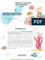 Ocean Acidification: Environmental Chemistry 1St Performance Task