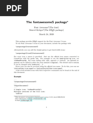 Fontawesome 5 Icon Computing Typography