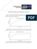 Week Four Homework Problem Solutions: Fundamentals of ! Fluid Power