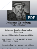 Johannes Gutenberg HPS