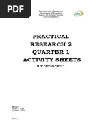 Practical Research 2 Quarter 1 Activity Sheets