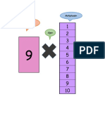 Tablas de Multiplicar