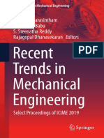 Recent Trends in Mechanical Engineering PDF
