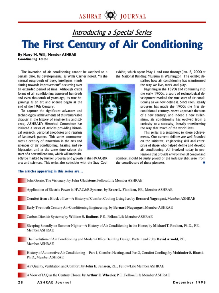 1 13.introduction To The First Century of Air Conditioning PDF PDF