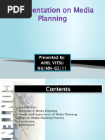 A Presentation On Media Planning