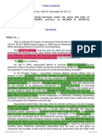 Petitioner Vs Vs Respondent: Third Division