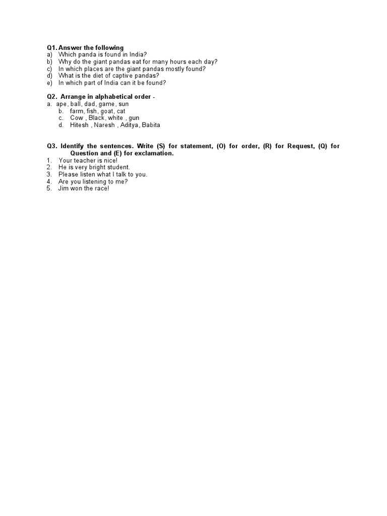 Class - III | PDF | Travel | Language Arts & Discipline