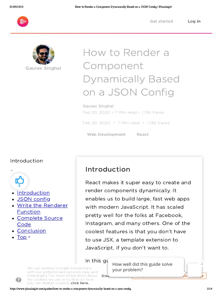 How To Render A Component Dynamically Based On A JSON Config ...