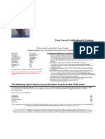 Cisco Score Report PDF