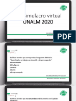 SIMULACRO VIRTUAL UNALM 2020 Ppts