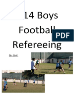 U14 Boys Football Refereeing