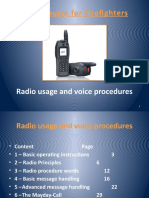 Basic Course For Firefighters: Radio Usage and Voice Procedures