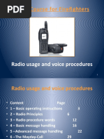 Basic Course For Firefighters: Radio Usage and Voice Procedures