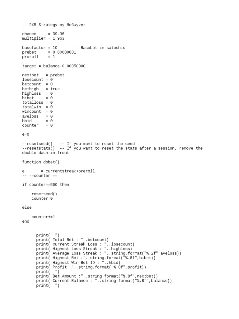 2X5 Strategy | PDF