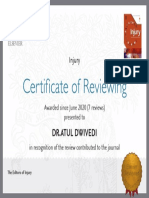 Certificate of Reviewership ELSEVIER PUBLICATION PDF