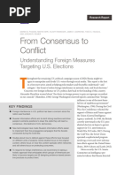 From Consensus To Conflict: Understanding Foreign Measures Targeting U.S. Elections