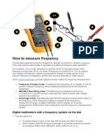 Measure Frequency with a Multimeter