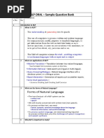 NLP ORAL - Sample Question Bank: Modul e No. Sr. No - Description