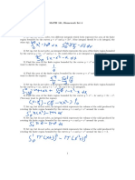 MATH 161, Homework Set 4 Name