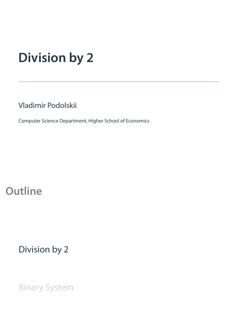 Binary Division | PDF | Logarithm | Decimal