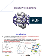 Protein Binding & Complexation