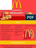 The History Of: Mcdonald S