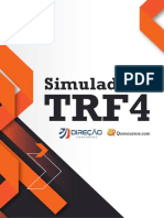 Simulado+TRF4 - DIREÇÃO & Qconcursos - Rita de Cassia Ofrante 