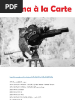 Cinema À La Carte (Catálogo) | PDF | Cinema