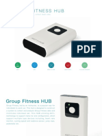 Group Fitness Hub: Many To One Configuration, Collect Heart Rate, Cycling Cadence, Steps Model No: RC900