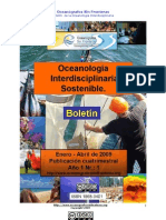 ISSN Boletn Oceanología Interdisciplinaria Sostenible