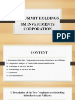 JG Summit Holdings SM Investments Corporation