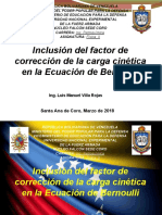 Inclusión Del Factor de Correcion de La Carga Cinetica PDF