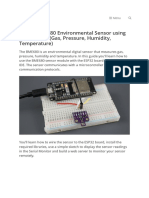 ESP32: BME680 Environmental Sensor Using Arduino IDE (Gas, Pressure, Humidity, Temperature)