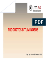 CLASE N°6 PRODUCTOS BITUMINOSOS