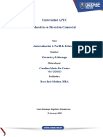 Maestría en Dirección Comercial - Autoevaluación Perfil de Liderazgo Estratégico