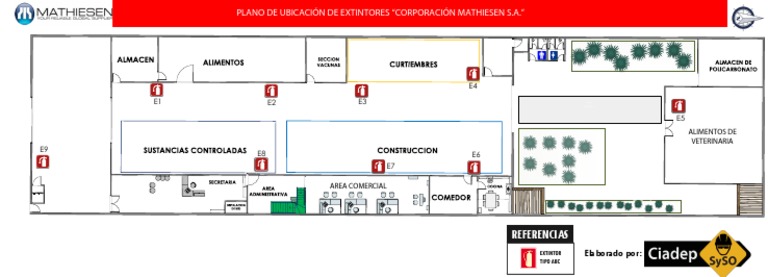 17 - Planos EXTINTORES CORPORACION MATHIESEN | PDF