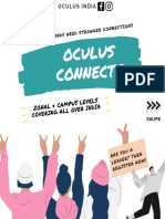Oculus Connects: Zonal & Cam Pus Levels Covering All Over India