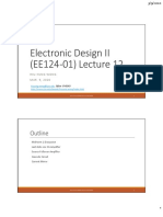 EE124 Lecture 12 Source Follower Cascode Amplifier and Current Source Mar 9 Spring 2020 Annotated PDF