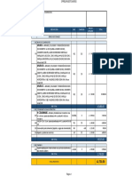 Presupuesto Muro de Contención - Obras Adicionales