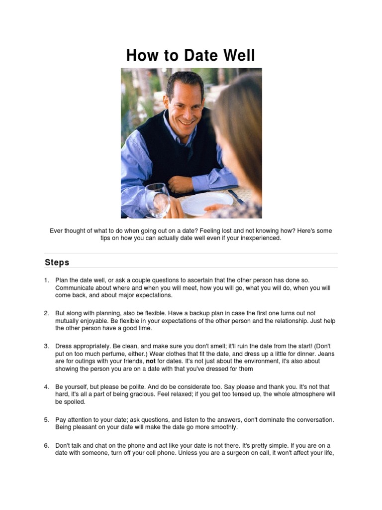 Essential Tips for Successful Dating | PDF | Self-Improvement